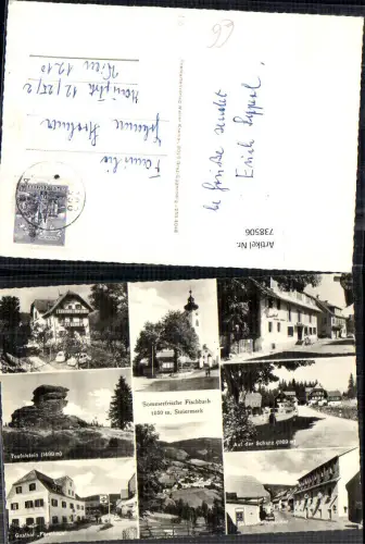 738506 Fischbach bei Hartberg Teufelstein VW Käfer Gasthaus Schanz