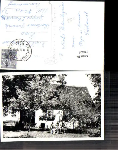 738516 tolle Foto-AK Rohrbach bei Pischelsdorf Haus Familie Sushamel