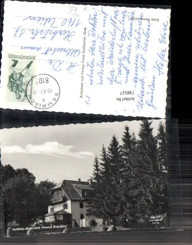 738517 Rechberg Pension Brandlhof b. Semriach