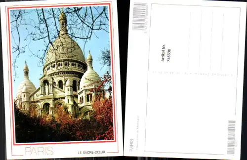 738638 Paris Le Sacre-Coeur de Montmartre Kirche France