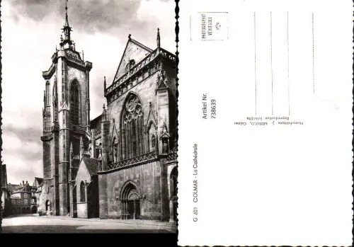 738639 Foto AK Colmar La Cathedrale Kathedrale France