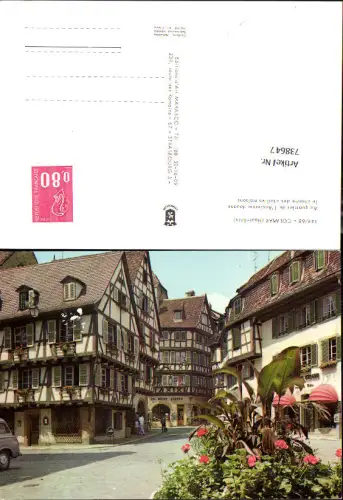 738647 Colmar Haut-Rhin Au quartier de l Ancienne douane le charme des vieilles maisons Fachwerkhaus France