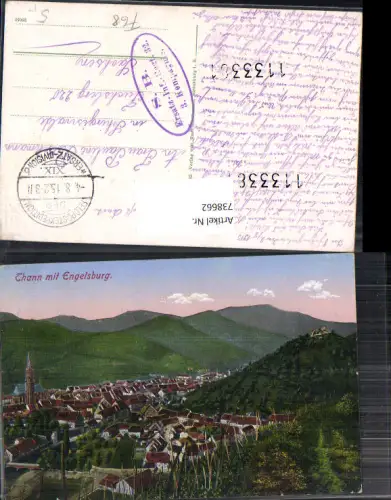 738662 Thann mit Engelsburg Tann Dann Elsass France