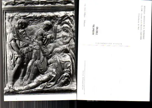 738740 Bologna Basilica di S. Petronio Jacopo della Quercia Relief Italy