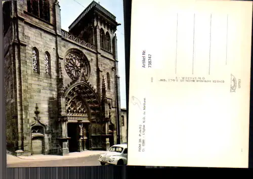 738747 Riom L Eglise Notre-Dame du Marthuret Kirche France