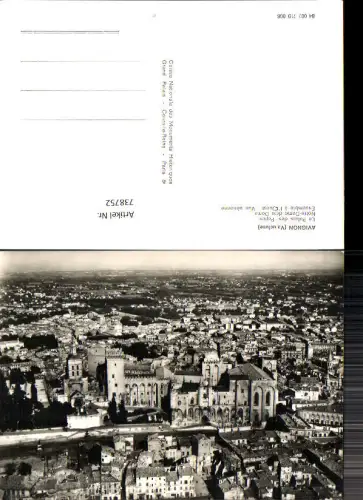 738752 Luftbild Avignon Vaucluse Le Palais des Papes Notre-Dame des Doms Ensemble a l Ouest Vue aerienne France