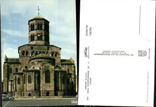 738799 Issoire Puy-de-Dome Eglise St Austremoine L abside Kirche France
