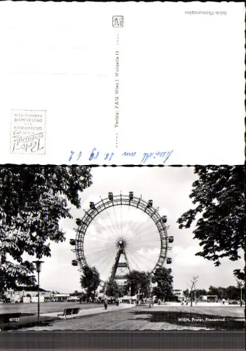 738809 Wien Leopoldstadt Prater Alle Praterallee Riesenrad