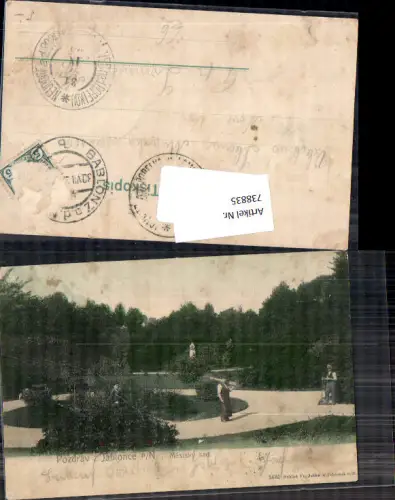738835 Pozdrav z Jablonec nad Nisou Gablonz Stempel Ves nad Popelkou