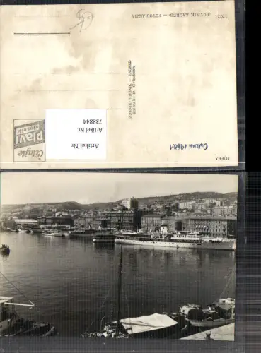 738844 Croatia Rijeka Hochseeschiff Schiff Hafen