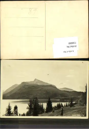 738880 Norway Lukttinden Vefsn Nordland MO i Rana Mosjoen vintage Postcard