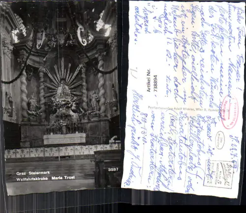 738894 Foto AK Graz Wallfahrtskirche Maria Trost