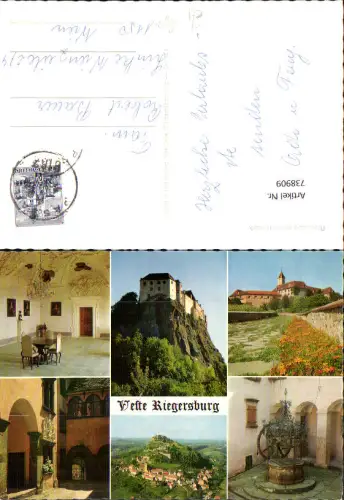 738909 Mehrbild AK Riegersburg Burg Brunnen Speisezimmer Interieur