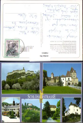 738911 Mehrbild AK Schlösserstraße Riegersburg Burg Schloss Kornberg Schloss Herberstein