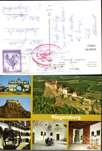 738912 Mehrbild AK Riegersburg Burg Pyramidentor Brunnenhof Weißer Saal