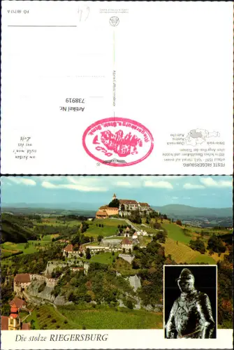 738919 Mehrbild AK Riegersburg Burg Ritter Rüstung