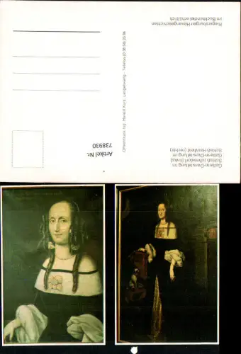 738930 Mehrbild AK Schloss Johnsdorf Gallerin-Darstellung Schloss Hainfeld Gallerin-Darstellung Portrait