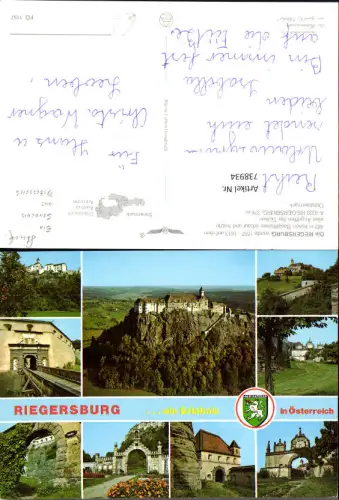 738934 Mehrbild AK Riegersburg Burg Ansichten