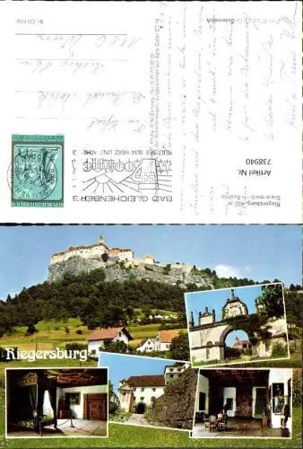 738940 Mehrbild AK Riegersburg Burg Fürstenzimmer Pyramidentor