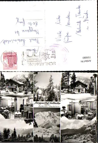 739080 Mehrbild AK Ramsau a. Dachstein b. Schladming Berggasthof Erlbacher Gaststube