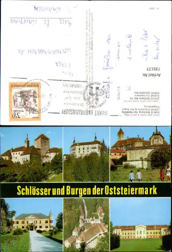 739177 Mehrbild AK Schloss Neuburg b. Hartberg Riegersburg Schloss Herberstein Schloss Schielleiten