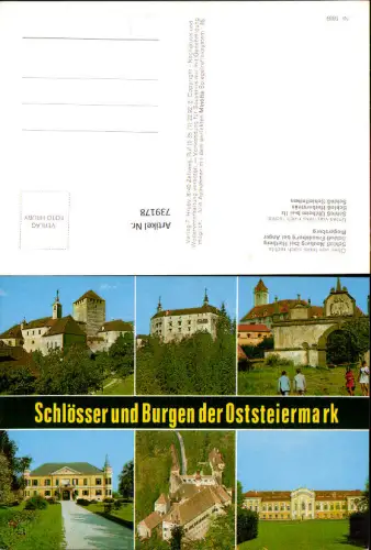 739178 Mehrbild AK Schloss Neuberg b. Hartberg Riegersburg Schloss Schielleiten