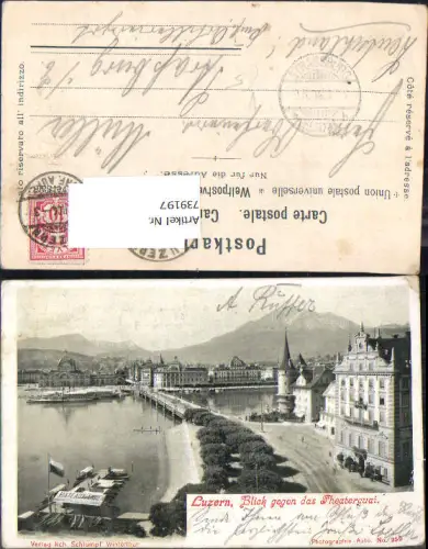 739197 Luzern Theaterquai Quai pub Heinrich Schlumpf Winterthur 259