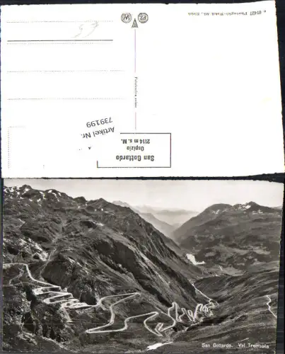 739199 San Gottardo Val Tremola Gotthardstraße Graubünden