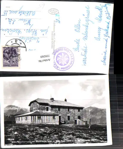 739269 Steinhaus am Semmering Alois Güntherhaus Stuhleck