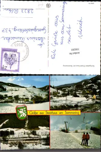 739281 Steinhaus bei Spital am Semmering Stuhleck