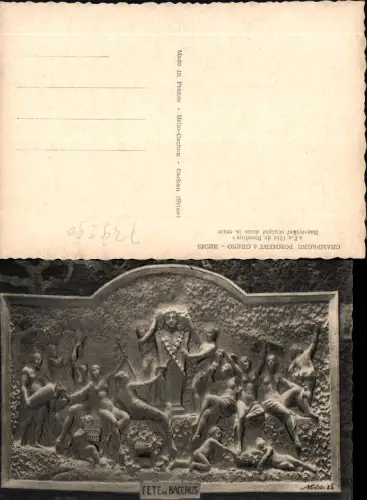 739290 France Champagne Pommery e Greno Reims Reklame Wein Fete Bacchus Champagner