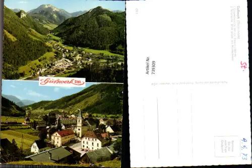 739309 Mehrbild AK Gußwerk mit der Tonion u. Teilansicht m. Hochschwab