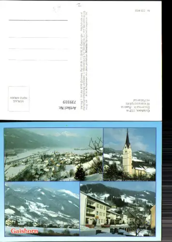 739319 Mehrbild AK Gaishorn Platental Gaishorn am See Kirche Post Liezen