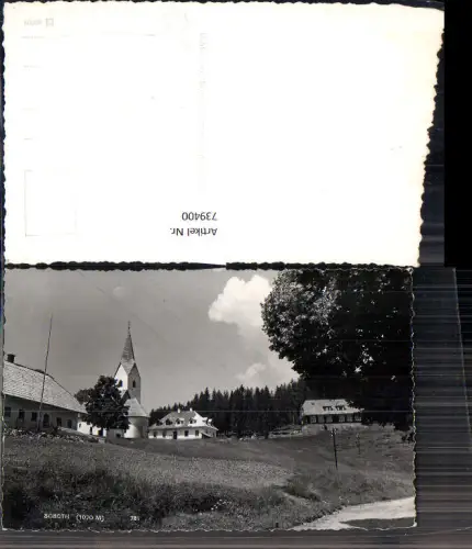 739400 Foto AK Soboth Eibiswald Ansicht m. Kirche