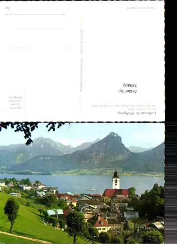 739402 Sankt Wolfgang im Salzkammergut mit Rettenkogel Rinnkogel Sparber u. Gamsfeld