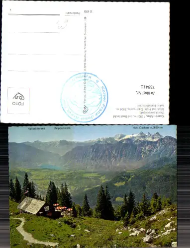 739411 Katrin-Alm b. Bad Ischl m. Blick auf Hohen Dachstein Hallstättersee