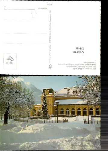 739413 Bad Ischl Kurhaus m. Katrin-Alpe im Winter