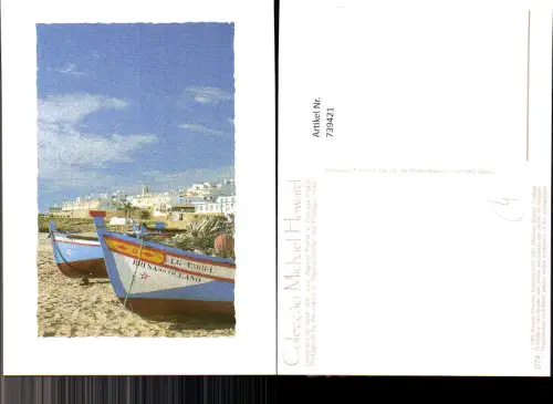 739421 Albufeira Algarve Portugal Boot Ufer Strand