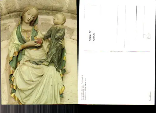 739426 Marienberg Steinplastik Kirchenportal Religion