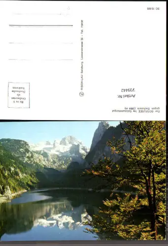 739442 Gosausee im Salzkammergut geg. Dachstein Gemeinde Gosau