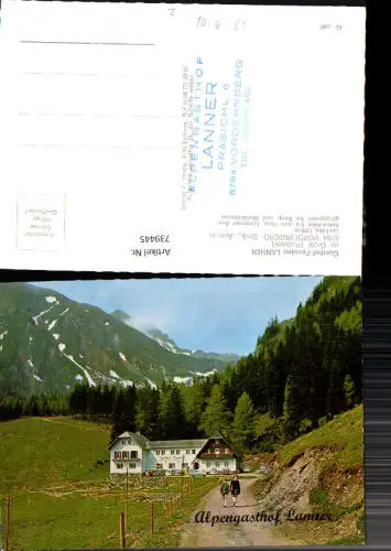 739445 Vordernberg Gasthof Pension Lanner im Grübl Präbichl Leoben