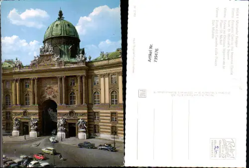 739476 Wien Vienna Michaeler Burgtor Auto VW Käfer