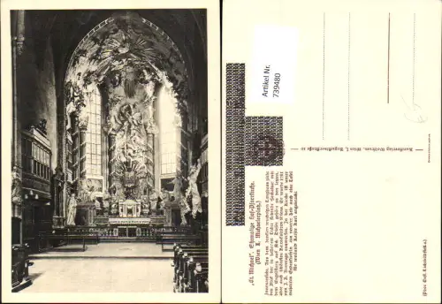 739480 Wien Vienna Michaelerplatz St Michael Hofpfarrkirche Kirche Inneres Altar