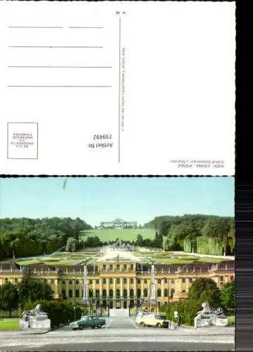 739492 Wien Vienna Schloss Schönbrunn mit Gloriette im Hintergrund