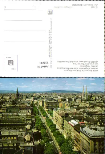 739493 Wien Vienna Ringstraße Blick vom Ringturm
