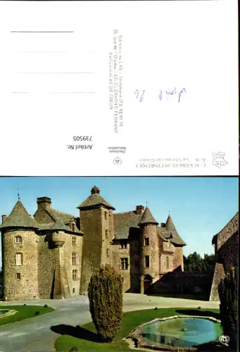 739505 France L Auvergne Pittoresque Le Chateau de Cordes Schloss Springbrunnen