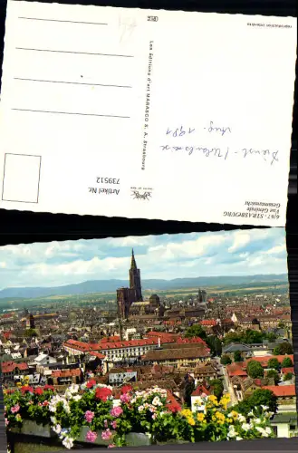 739512 France Strasbourg Vue Generale Gesamtansicht