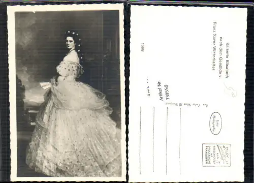 739559 Foto-AK Kaiserin Elisabeth Franz Xaver Winterhalter Adel Sissi Sisi
