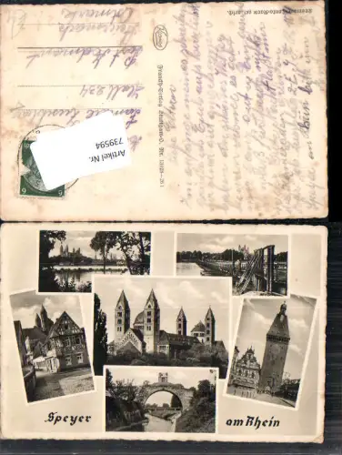 739594 Speyer am Rhein gel Hall b. Admont im Gesäuse Familie Zuschlag