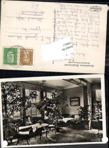 739617 Foto AK Königsfeld Schwarzwald Sanatorium Kinderweide Teeveranda